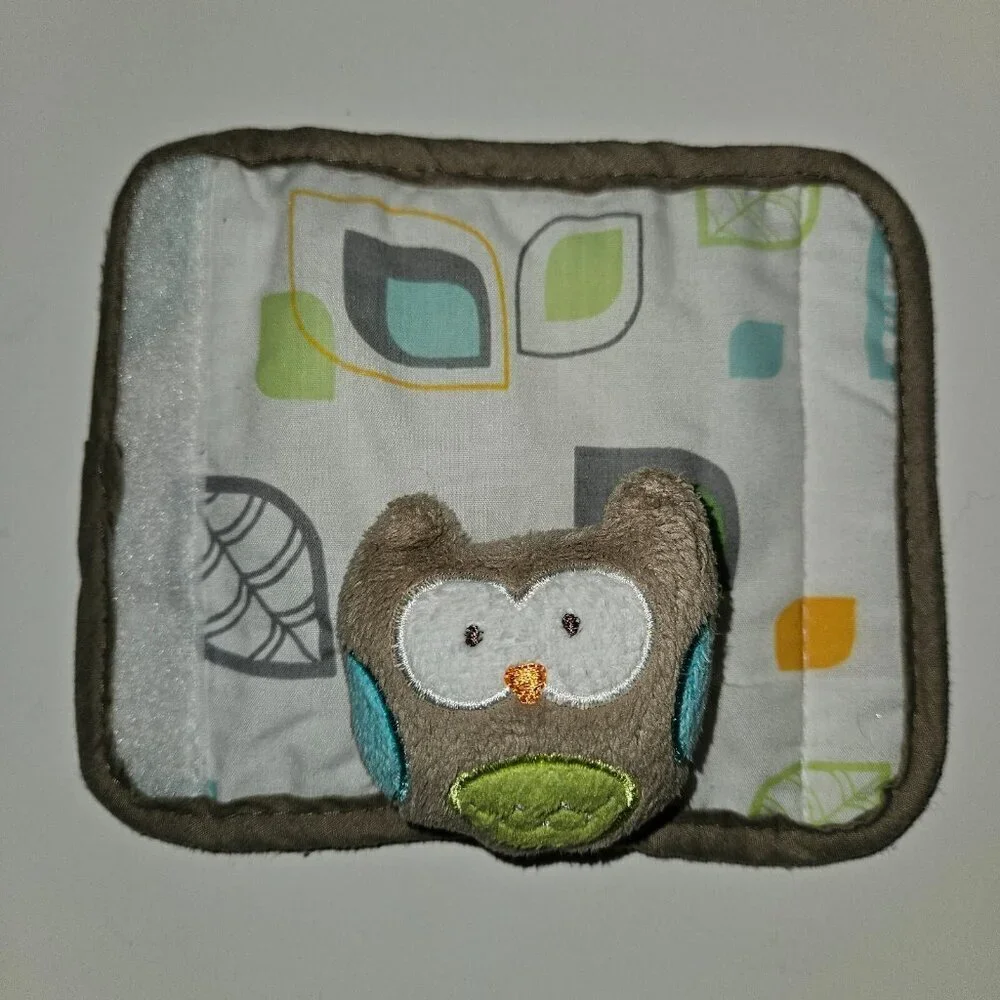Carter's Owl Strap Covers Set of 2 Car Seat Stroller Accessories